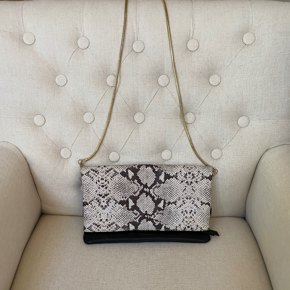 Trina Turk Solid Leather Handbag